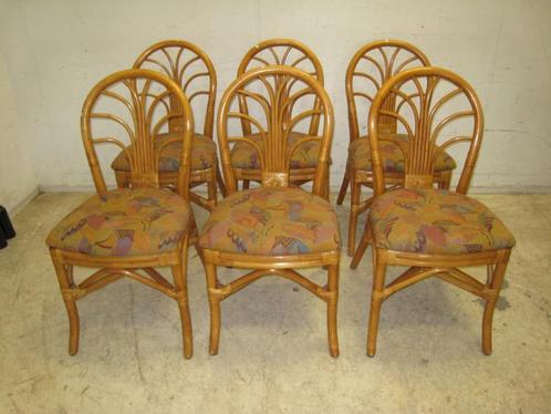 Set van 6 vintage Manou stoelen, Huis en Inrichting, Stoelen, Gebruikt