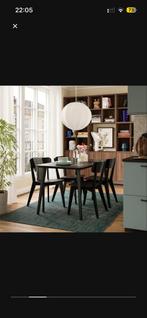 Ikea Lisabo Eettafel met 4 Stoelen, Huis en Inrichting, Ophalen, Gebruikt, 100 tot 150 cm, 50 tot 100 cm