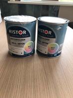 2x Histor Betonvloerverf RAL 9010 Nieuw, Wit, Nieuw, Ophalen of Verzenden, Verf