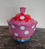 Suikerpot Oilily polka dot rood, Huis en Inrichting, Keuken | Servies, Ophalen of Verzenden, Zo goed als nieuw