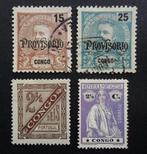 Portugees Congo - 4 mooie klassieke zegels periode 1894-1914, Ophalen of Verzenden, Overige landen