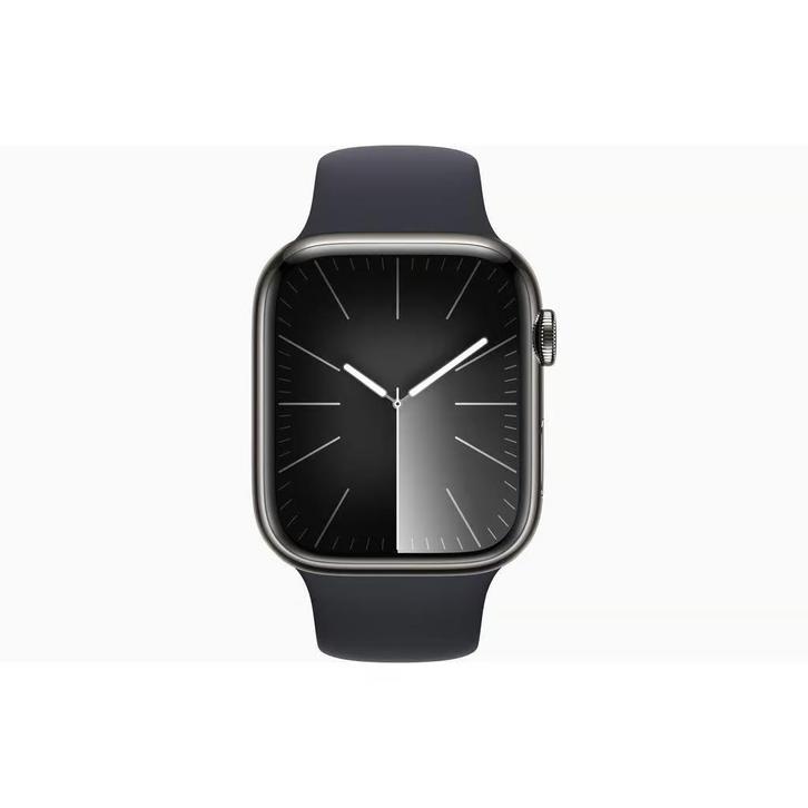 A2980,  Watch 9, 45mm, Zwart/Starlıght of Roze, Sieraden, Tassen en Uiterlijk, Smartwatches, Nieuw, iOS, Afstand, Calorieverbanding