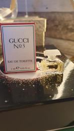 Vintage parfum miniatuur Gucci no 3 1ml edt, Ophalen of Verzenden, Zo goed als nieuw, Miniatuur