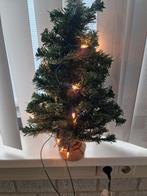 Klein kunst kerstboompje met verlichting, Ophalen of Verzenden, Zo goed als nieuw
