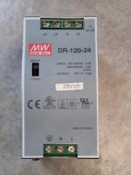 24V gelijk 5.0A DR-120-24 mean well voeding, Hobby en Vrije tijd, Elektronica-componenten, Ophalen of Verzenden, Gebruikt