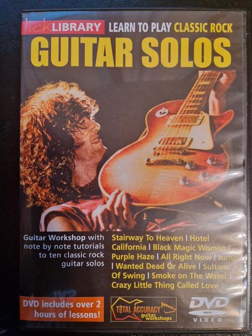 Lick Library Learn to play Classic Rock Guitar Solos [DVD], Cd's en Dvd's, Dvd's | Documentaire en Educatief, Gebruikt, Overige typen