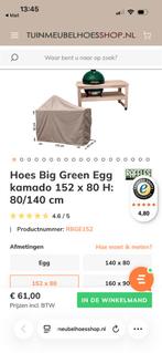 Hoes Big Green Egg BBQ, Ophalen of Verzenden, Zo goed als nieuw