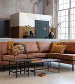 BePure Home Rodeo chaise lounge hoekbank cognac eco leer, Ophalen of Verzenden, Zo goed als nieuw, Leer