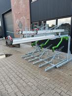 FalcoLevel Premium+ dubbeldeks fietsrek+e-bike oplaadpunten, Ophalen, Zo goed als nieuw