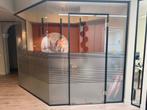 Glazen wand met stalen frame en deur, Ophalen, 160 cm of meer