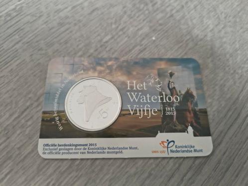 8 Herdenkingsmunten / penning coincard vijfje 2015 BU en UNC, Postzegels en Munten, Munten | Nederland, Euro's, Koningin Beatrix