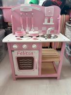 Roze keuken, Kinderen en Baby's, Speelgoed | Houten speelgoed, Ophalen, Zo goed als nieuw, Meubelstuk of Keukentje