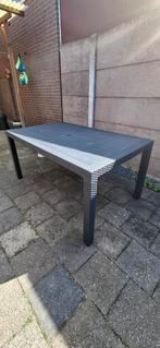 Kunststof Tuintafel - Rechthoekig, Tuin en Terras, Tuintafels, Ophalen, Gebruikt, Rechthoekig, Kunststof