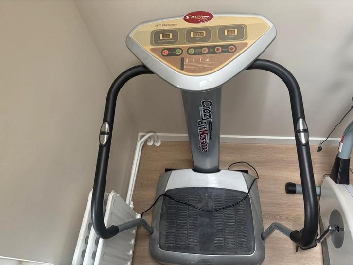 Crazy Fit Trilplaat - Trilapparaat, Sport en Fitness, Fitnessapparatuur, Gebruikt, Trilplaat, Armen, Benen, Borst, Buik, Rug, Overige materialen