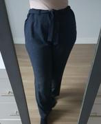 Pantalon Blauw Lus Strik 48 Perfecte Conditie, Kleding | Dames, Broeken en Pantalons, Maat 46/48 (XL) of groter, Lang, Verzenden