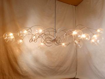 Harco loor design lamp big bubbles 14 kristalheldere bollen  beschikbaar voor biedingen