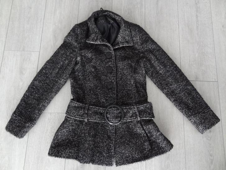 NIEUW! Jane Norman Trenchcoat Maat 40 >Snelle Verzending!<, Kleding | Dames, Jassen | Winter, Nieuw, Maat 38/40 (M), Zwart, Ophalen of Verzenden