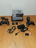 PS2 slim complete set, Spelcomputers en Games, Ophalen, Overige genres, Gekoppelde computers, Gebruikt