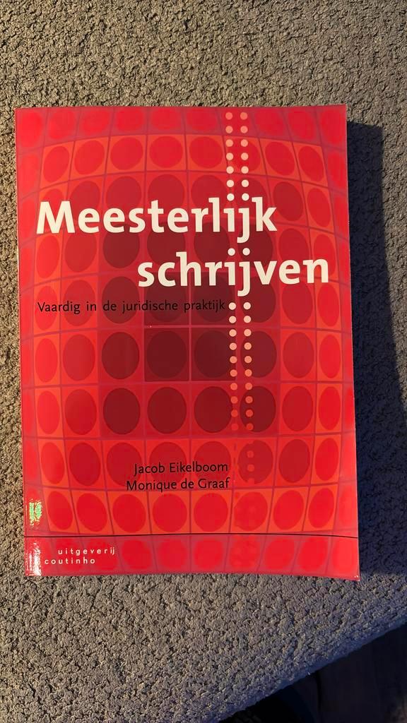 Jacob Eikelboom - Meesterlijk schrijven, Boeken, Wetenschap, Zo goed als nieuw, Sociale wetenschap, Ophalen of Verzenden