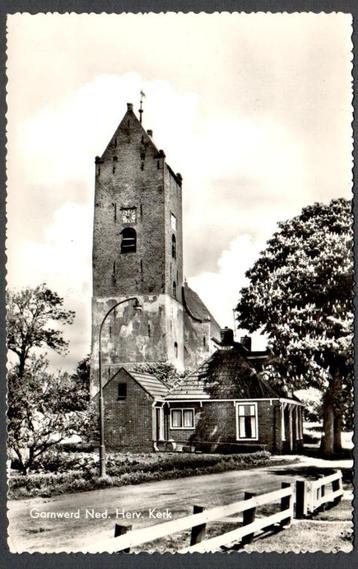 Oude Ansicht - Garnwerd - Ned. Herv. Kerk - Gr.(torenzicht). beschikbaar voor biedingen