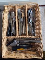 Bestekmand met bestek en accessoires, Gebruikt, Ophalen of Verzenden, Los bestek, Nvt