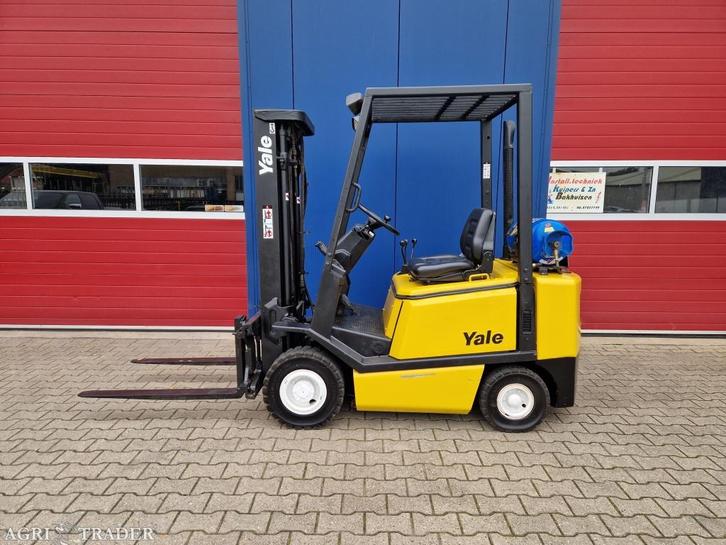 YALE GLP20 HEFTRUCK LPG MET TRIPLOMAST SIDESHIFT EN FREELIFT, Zakelijke goederen, Machines en Bouw | Heftrucks en Intern transport