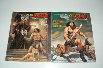 2 Conan de Barbaar albums. Ook losse verkoop beschikbaar voor biedingen