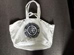 Dstrezzed witte beachbag strandtas groot formaat, 30 cm of meer, Wit, Minder dan 40 cm, Ophalen of Verzenden