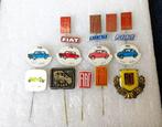 16 verschillende speldjes van Fiat auto, Verzamelen, Ophalen of Verzenden, Gebruikt, Transport