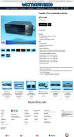 Yamaha MX50 2 Kanaals versterker, Audio, Tv en Foto, Versterkers en Receivers, Gebruikt, ., Yamaha, Ophalen of Verzenden