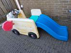 Stoere bus speeltoestel compleet met glijbaan., Kinderen en Baby's, Speelgoed | Buiten | Speeltoestellen, Ophalen, Gebruikt, Glijbaan