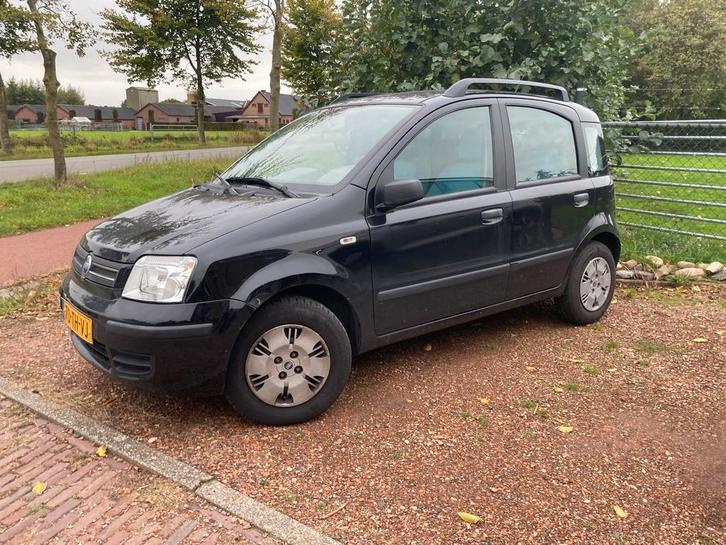 Fiat Panda 1.2 44KW 60PK 2006 Zwart, Auto's, Fiat, Particulier, Panda, Airconditioning, Centrale vergrendeling, Climate control