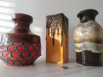 Drie vintage west germany vazen te koop, Ophalen of Verzenden