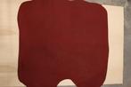 leer bordo rood grote lederen huiden 3 stuks €55,- totaal, Gebruikt, Verzenden, 120 cm of meer, Leer of Kunstleer