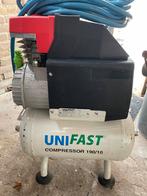 Uniefast compressor 190 L, Doe-het-zelf en Verbouw, Compressors, Ophalen, 6 tot 10 bar, Zo goed als nieuw, 25 tot 100 liter