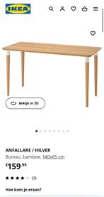 Ikea bamboe tafel, Huis en Inrichting, Zo goed als nieuw, Ophalen