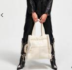 Off White Faux Fur Shopper Tas, Sieraden, Tassen en Uiterlijk, Tassen | Damestassen, Ophalen of Verzenden, Zo goed als nieuw, Wit