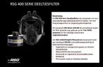RSG Safety 400 serie filters 401218, Ophalen of Verzenden, Nieuw, Accessoires