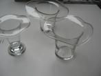 3 Excl hand geblazen vaasjes wax lichtjes samen €5.50 Zgan., Verzamelen, Glas en Borrelglaasjes, Ophalen of Verzenden, Zo goed als nieuw