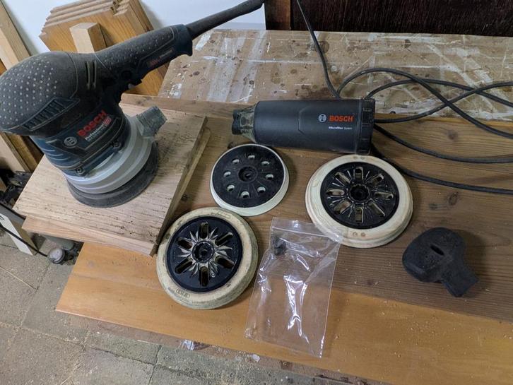 Bosch GEX 125-150 AVE Excentrische Schuurmachine, Doe-het-zelf en Verbouw, Gereedschap | Schuurmachines, Gebruikt, Excentrische schuurmachine