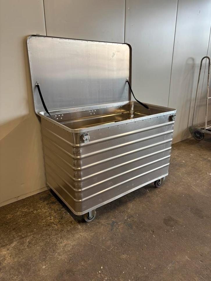 Aluminium kist / box / kar / wagen / transportkar / opberg, Doe-het-zelf en Verbouw, Transportwagens, Zo goed als nieuw, Transportkar