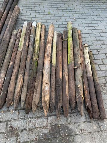 Weidepalen / Boompalen - Gecreosoteerd beschikbaar voor biedingen