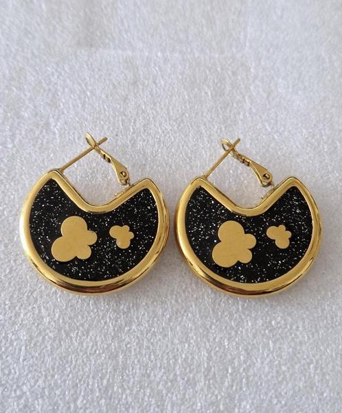 Mooie JULI DANS JEWELS oorbellen / oorringen / creolen, Sieraden, Tassen en Uiterlijk, Oorbellen, Zo goed als nieuw, Hangers, Goud