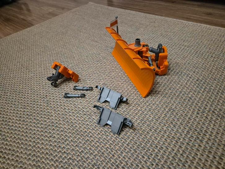 Bruder 02582 sneeuwschuiver met adapters voor vrachtwagens, Kinderen en Baby's, Speelgoed | Speelgoedvoertuigen, Zo goed als nieuw