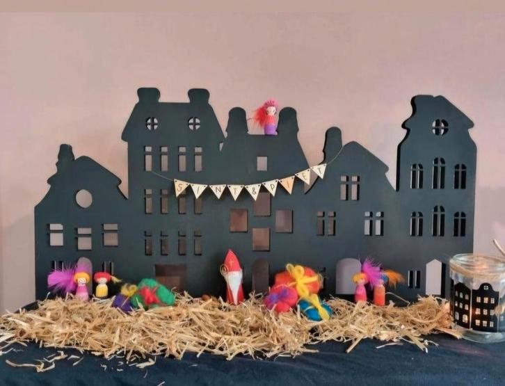 grachtenpandjes / straatje, Hobby en Vrije tijd, Knutselen, Nieuw, Knutselwerk, Ophalen of Verzenden