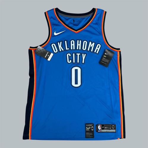 NIEUW Russell Westbrook OKC jersey maat L basketball heren, Sport en Fitness, Basketbal, Nieuw, Kleding, Ophalen of Verzenden