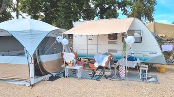 Eifelland caravan,Holiday.incl.Tent.Bwj 2002, type 400e. beschikbaar voor biedingen