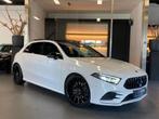 Mercedes-Benz A-klasse 220 Amg night Pano ''A35 package" Sfe, Gebruikt, Zwart, Zwart, Origineel Nederlands