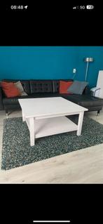 Witte Salontafel met Opbergruimte, Overige materialen, Gebruikt, Vierkant, Minder dan 50 cm