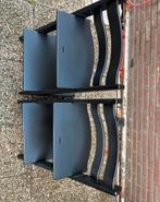 2 Stokke Tripp Trapp meegroeistoelen zwart, Kinderen en Baby's, Kinderstoelen, Ophalen, Gebruikt, Meegroeistoel, Gordel(s)